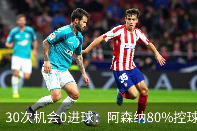 30次机会0进球：阿森纳80%控球换不来1分